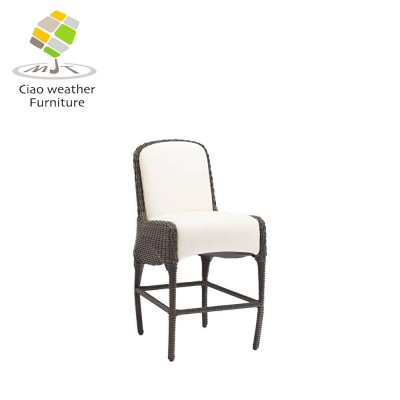 New Design Factory Wholesale Indoor Outdoor Furniture Garden Leisure Chair Patio Rattan Wicker Aluminum Chair