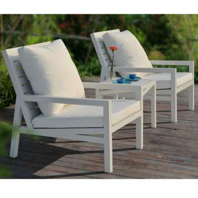 white powder coat lounge sofa  chair