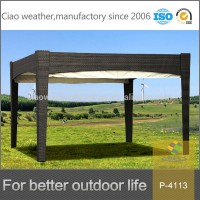 2014 outdoor waterproof metal frame canvas gazebo plastic parts