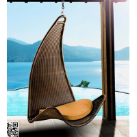 Rattan garden furniture outdoor patio swing chair