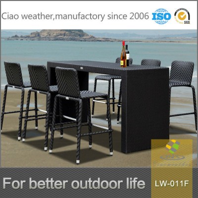 Garden used 6 seater bar furniture outdoor bar stools