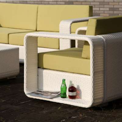 2020 waterproof aluminum outdoor furniture rattan sofa