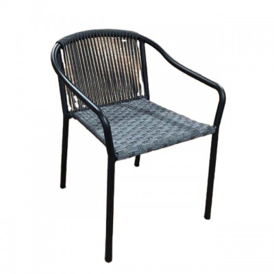 Customized Compact Balcony & Paris Cafe Aluminum rope  Chair